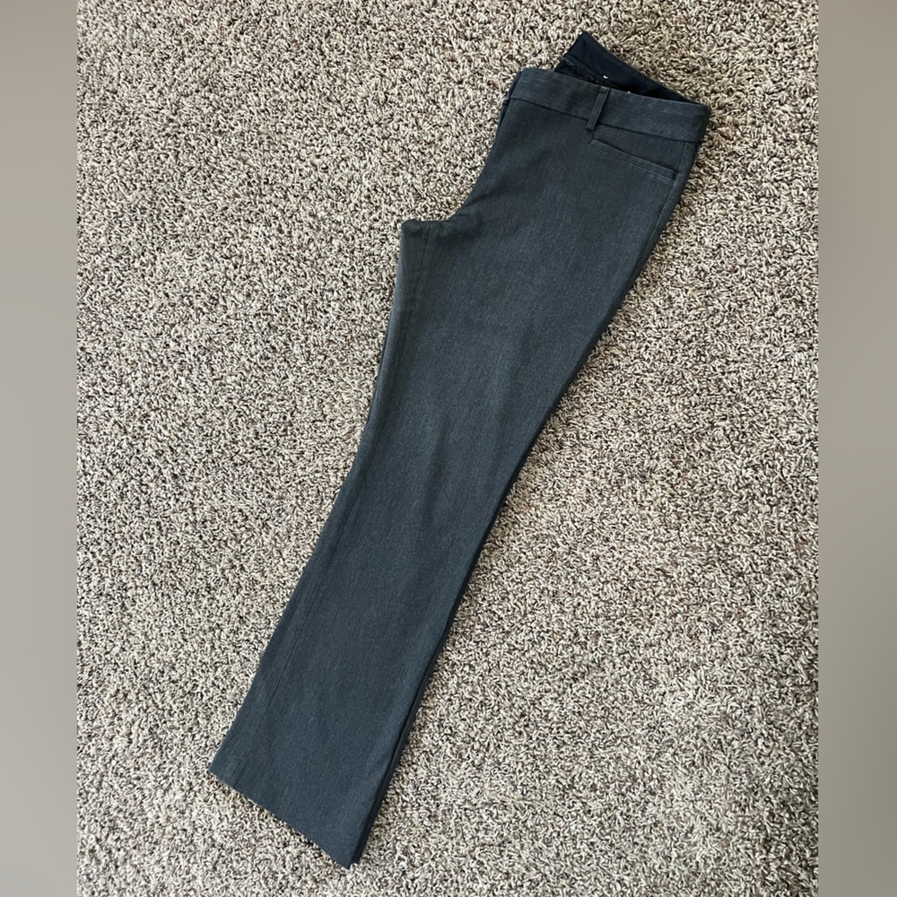 Express Grey Columnist Bootcut Pant Size 12r - image 3